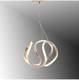 Resim TT AYDINLATMA TT306-25-FSR TT Aydınlatma Orta Kavis Fransız Sarı Kaplama (Sarı Işık) Ledli Avize Sarı 25 x 90 