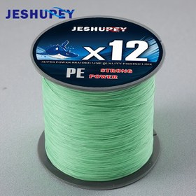 Resim JESHUPEY X12 12-Strand Örgülü Olta - 100/200/300m, Ultra-Kabartısız PE Malzeme, Tuzlu ve Tatlı Su Balıkçılığı İçin Mükemmel, Ana Hattı, Yem, Tekne ve Buz Balıkçılığı İçin İdeal, Balıkçılık Aksesuarı 