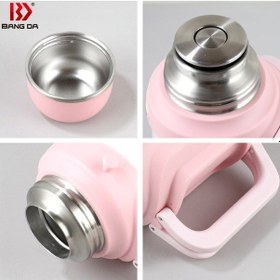 Resim Tantitoni Yeşil Askılı Ve Tutacaklı Paslanmaz Çelik Termos 1.5lt Yeşil 