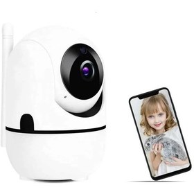 Resim Wifi Bebek Kamerası Sesli, Gece Görüşlü, 360 Döner 