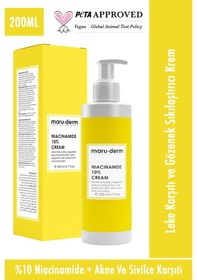 Resim Maruderm Niacinamide %10 Leke Karşıtı ve Gözenek Sıkılaştırıcı Krem 200 ML 