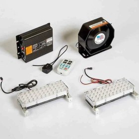Resim Space Mikrofonlu Metal Siren Uzaktan Kumandalı -SSSR45-1 (Çakarlı Model) 