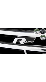 Resim Strongart R-Line Yapıştırmalı Logo-Siyah / YACI147 