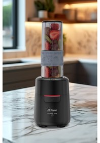 Resim Arzum AR1191 Shake'N Take Lite Kişisel Blender 550W, 550 ml Taşınabilir Şişe, Buz Kırma Özellikli, Siyah 