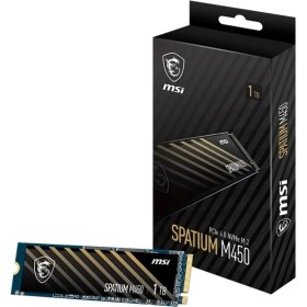 Resim MSI Msı Spatium M450 1tb V1 3400/2400MB/S Pcıe Gen 4.0 Nvme M.2 SSD Disk 
