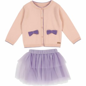 Resim Patique Fiyonk Cepli Triko Hırka - Rose Pembe / 3 Yaş 