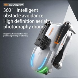Resim A17 Drone, Katlanabilir, Akıllı 4k Kameralı,360 Derece Roll, Havada Sabitlemeli Yüksek Hızlı Drone -1446 