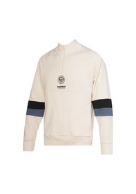Resim Hummel Hunter Yarım Fermuarlı Sweatshırt 922404-9157 Ekru 