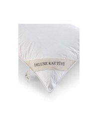 Resim Deluxe Kaz Tüyü Yastık Beyaz 