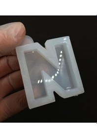 Resim Harf Kalıbı / Noktalı Harf / Türkçe Karakter Silikon Kalıp N 