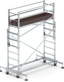 Resim Narvon 2x2 4 Mt Tekerlekli Alüminyum Iskele 