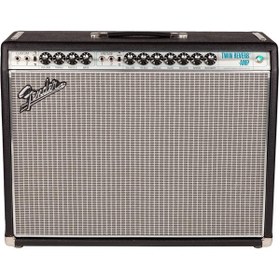 Resim Fender ’68 Custom Twin Reverb Elektro Gitar Amfisi - Black and Silver 