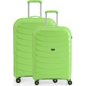 Resim Ççs 5263 Orta Kabin 2 Li Valiz Seti Fıstık Yeşil 