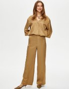 Resim Straight Fit Viskon Pamuk Pantolon S25pnt017 Us25pnt01762 Gold Altın 