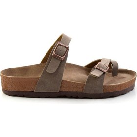 Resim Vizon Kadın Terlik K04568063071 Vizon 