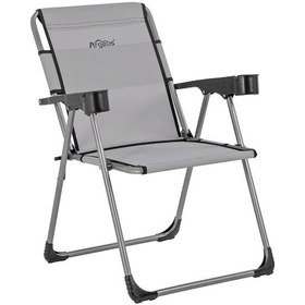 Resim Katlanabilir Piknik Ve Kamp Sandalyesi - Bardaklıklı - Rock - Kül Gri A-14 - 140kg Taşıma Çok Renkli 