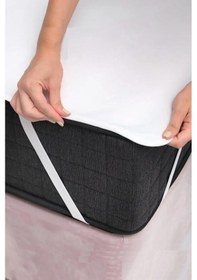 Resim Mycey Sıvı Geçirmez Micro Alez 90x190 Cm Tek Kişilik Yatak Koruyucu Beyaz 