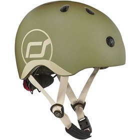 Resim Scoot and Ride Helmet Bebek Kaskı XXS-S Olive 181206-00007 