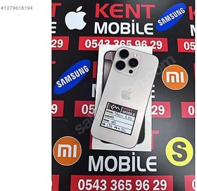 Resim Apple iPhone 16 Pro İkinci El YD | 256 GB | Çöl Titanyum 