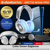 Resim SteelSeries Arctis Nova Pro Wireless P Kablosuz Beyaz Gaming Kulaklık SSH61526 