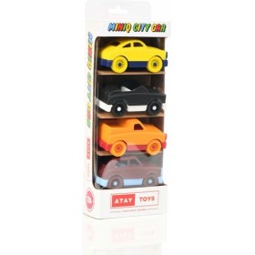 Resim Atay Toys Mınıq Cıty Car Ffm Mıx 4’lü Set Oyuncak Araba 