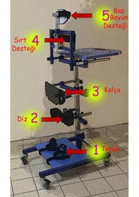 Resim Ayakta Durma Sehpası Sırt ve Baş Boyun Destekli 