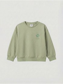 Resim LC Waikiki Çiçek Baskılı Kız Çocuk Soft Touch Sweatshirt ve Eşofman Altı 