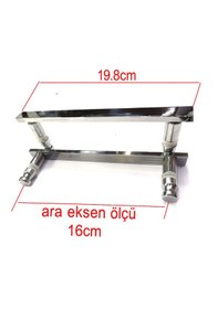 Resim Ayrıntıshop Duşakabin Alüminyum Krom Parlak Kapı Kol 