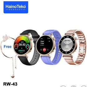 Resim ZELMOBİLE İPHONE XS MAX UYUMLU Hainoteko Rw-43 Mini Amoled Ekran Akıllı Saat 