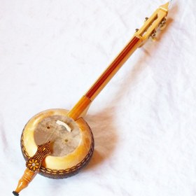 Resim Turkish Pyrogravure Made Quality Wooden Kemane W/ A Bow - Bag 