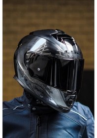 Resim Ls2 Storm 2 Jeans Siyah Vizörlü Kask Jeans 
