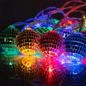 Resim Efe Avm 2m 10 LED Disko Topu Rgb Şerit Lamba 