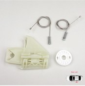 Resim Skoda Octavia MK2 2004-2013 4/5-Kapı İçin Arka Sol Cam Kriko Seti 