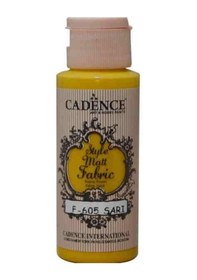 Resim Cadence Style Matt Fabric Kumaş Boyası F-605 Sarı 