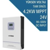 Resim Lexron 4.2kw Hv Mppt Akıllı Inverter 24V 