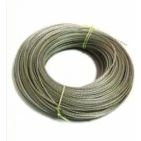 Resim Izoleli Çelik Halat 4 mm ( 1 Metre Fiyatıdır ) 