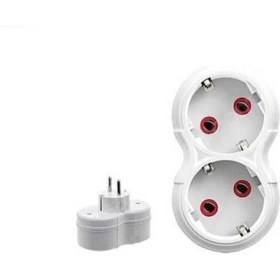 Resim Aspartam 2 'li Duvar Tipi Golyat Piriz Çoğaltıcı 