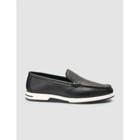 Resim Cabani %100 Hakiki Deri Siyah Erkek Loafer 