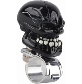 Resim Kafatası Desenli Direksiyon Kolu Topu 