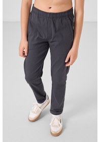 Resim Tommy Life Anrasit Standart Fit Dokuma Hafif Esnek Chino Erkek Çocuk Pantolon - 11272 Antrasit 