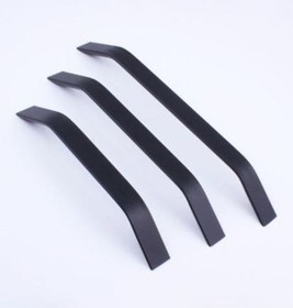 Resim Şahin Alüminyum Metal Lüks Modern Mobilya Çekmece Mutfak Dolabı Kulpu Siyah Siyah 