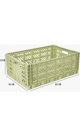 Resim Aykasa 604022 Maxibox Lime Katlanabilir Kasa 