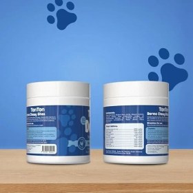 Resim Tonton Kedi ve Köpek Deri & Tüy Bakımı Için Glutensiz Çiğnenebilir 60 Tablet Kolajen Içerikli 