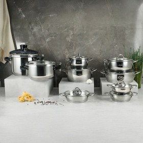 Resim Aryıldız Solo 18 Parça Çelik Çeyiz Seti 