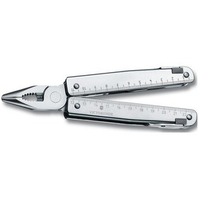 Resim Victorinox Kamp Swiss Tool X Deri Kılıflı Gri - Gümüş 