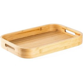 Resim Tantitoni Bambu Dikdörtgen Tepsi 41.2cmx28cm Bambu 