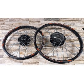 Resim Ride İt Komple Takım Jant 120x19 / 120x17 Nikel Milli Diksli Model '- 