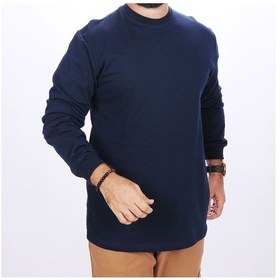 Resim İş Sweatshirt Bisiklet Yaka Lacivert 