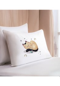 Resim Bk Gift Eğlenceli Kedi Tasarımlı Pamuklu Yastık Kılıfı-2 50x70cm , Sevgiliye , Ev si, Tasarım Ev Tekstili 