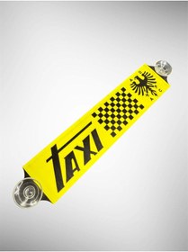 Resim OTO SÜSLEN İSTANBUL PVC Vantuzlu Arma Taxi 20cm 